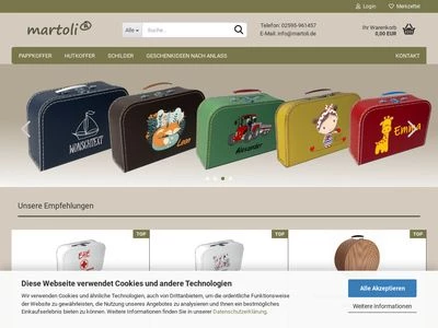 Website von Leufke Spielwaren OHG