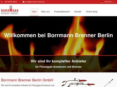 Website von Borrmann Brenner Berlin GmbH