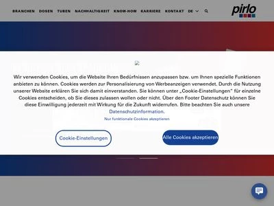Website von Österreichische Blechwarenfabrik Pirlo GmbH & Co KG
