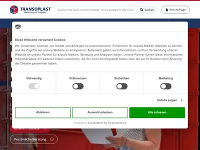 Website von Transoplast GmbH