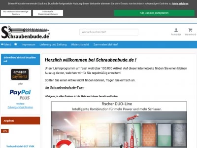 Website von CM Großhandel GmbH