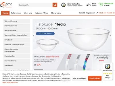 Website von asPOS Display GmbH & Co. KG