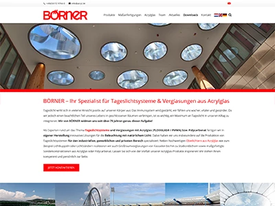 Website von Hans Börner GmbH & Co. KG
