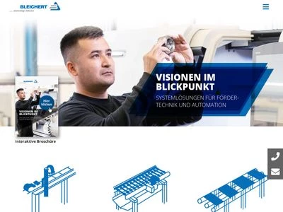Website von BLEICHERT Automation GmbH & Co. KG