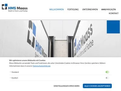 Website von HMS Maass GmbH & Co. KG