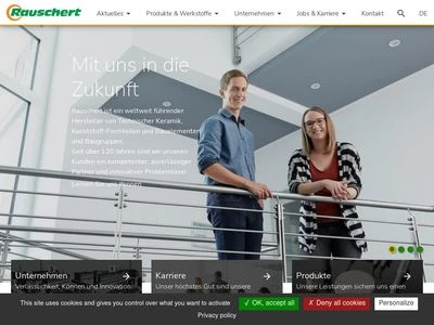 Website von Paul Rauschert GmbH & Co. KG
