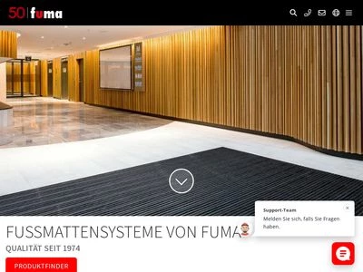 Website von FUMA Hauszubehör GmbH