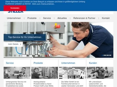 Website von Stiller GmbH Verschließ-Technik
