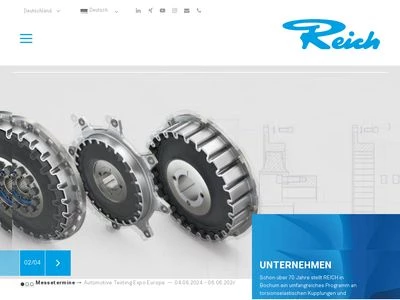 Website von REICH – Dipl.- Ing. Herwarth Reich GmbH