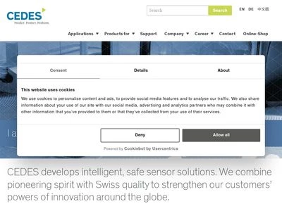 Website von CEDES AG