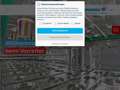 Website von Grunwald GmbH