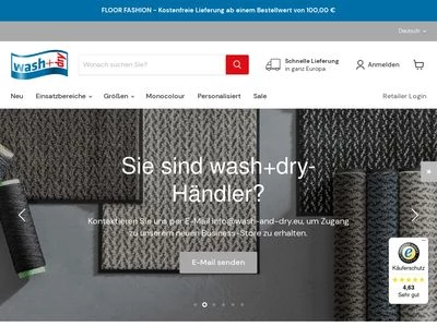 Website von Kleen-Tex Industries GmbH
