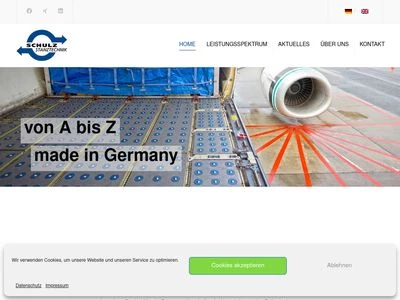 Website von Schulz-Stanztechnik GmbH