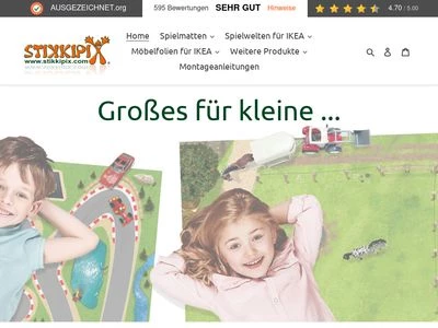 Website von STIKKIPIX - Borchers & Droigk GbR
