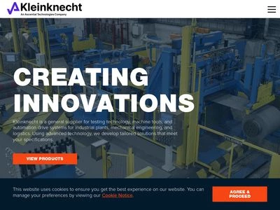 Website von H. Kleinknecht & Co. GmbH