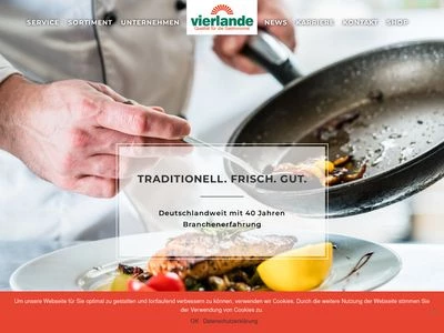 Website von vierlande GmbH