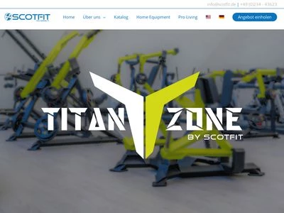 Website von Scotfit GmbH