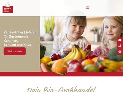 Website von Naturkost Kontor Bremen GmbH