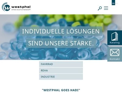 Website von westphal GmbH