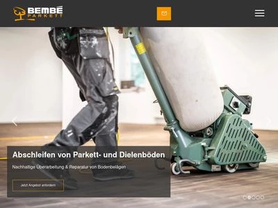 Website von Bembe Parkett GmbH & Co. KG