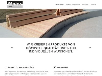 Website von Maier GmbH