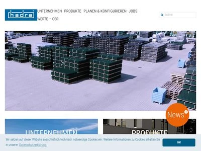Website von Hanseatischer Drahthandel GmbH