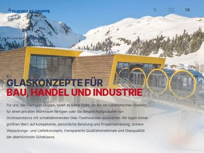 Website von Flachglas Wernberg GmbH