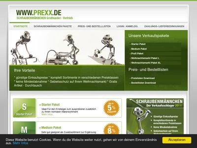 Website von MJM-Vertriebs GmbH