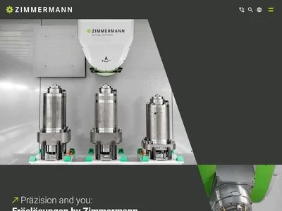Website von F. Zimmermann GmbH