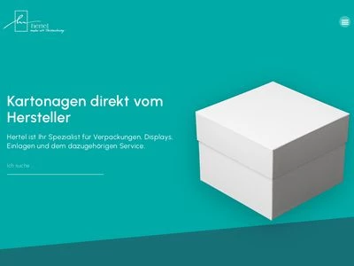 Website von Hertel & Co. GmbH