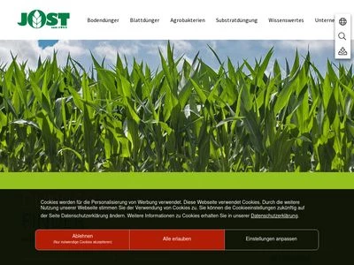 Website von JOST GmbH