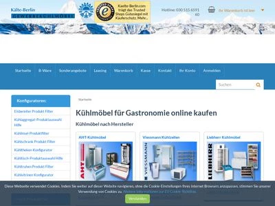 Website von Kälte-Berlin