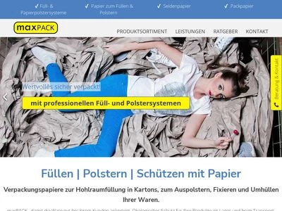 Website von Papierfabrik Obermühl Sonnberger GmbH