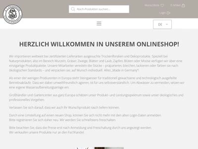 Website von G.J. Steingaesser & Comp. GmbH