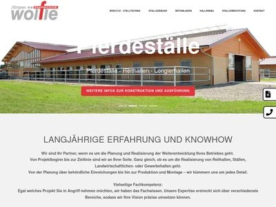Website von JWO - Stalltechnik Jürgen Wölfle