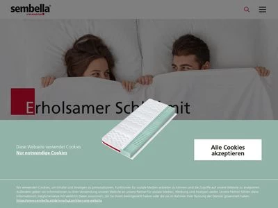 Website von Sembella GmbH