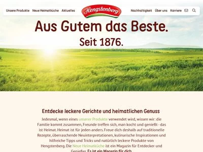 Website von Hengstenberg GmbH & Co. KG