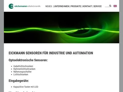Website von Eickmann Elektronik GmbH & Co.KG