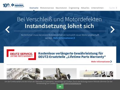 Website von Kolben-Seeger GmbH & Co. KG