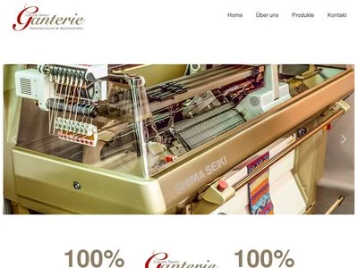 Website von GANTERIE GmbH & Co. KG