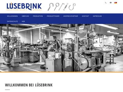 Website von Wilhelm Lüsebrink GmbH