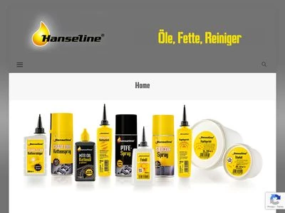 Website von Hanseline - Gessert & Sohn
