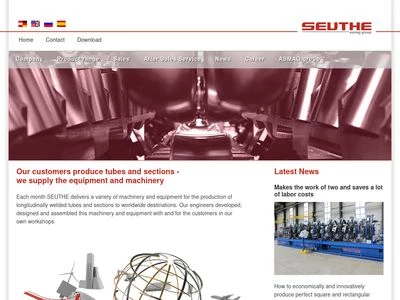 Website von SEUTHE GmbH