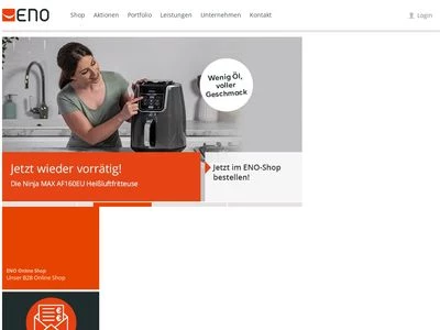 Website von ENO telecom GmbH
