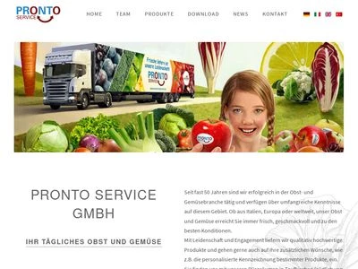 Website von Pronto Service GmbH