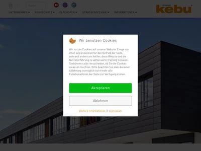 Website von Kebulin - Kettler GmbH & Co. KG