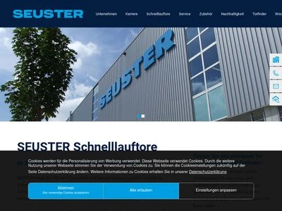 Website von SEUSTER KG