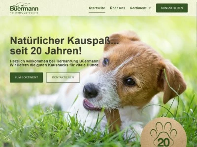 Website von Tiernahrung Büermann GmbH & Co. KG
