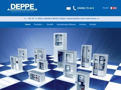 Website von Paul Deppe & Co. GmbH