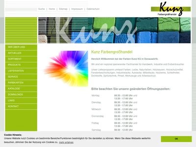 Website von PROSOL Lacke & Farben GmbH